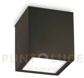 Techo square faretto da soffitto per esterno ip54 1 luce gu10 15cm ...