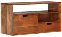 Mobile Porta TV 80x30x42 cm in Legno Massello di Acacia cod mxl 17635