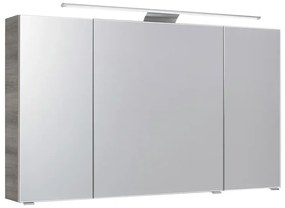 Pensile con luce Solitaire PELIPAL antracite L 120 x H 70 x P 17 cm