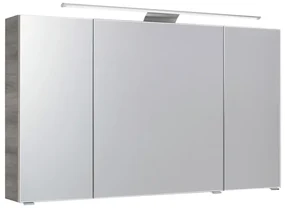 Pensile con luce Solitaire PELIPAL antracite L 120 x H 70 x P 17 cm