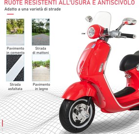 Piaggio Vespa 946 Elettrica 12V per Bambini Rossa...