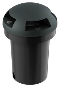 Faretto Calpestabile GU10 4 Direzioni - Doppio Pressacavo