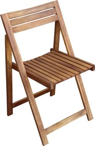 BEER - sedia da giardino pieghevole in legno