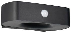 Illuminazione esterna LED con alimentazione a pannelli solari con sensore di movimento da parete (altezza totale 6 cm) Bilbao – Reality