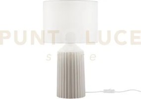 Lume sahara in ceramica beige 1 luce attacco e27 misura totale d27,...
