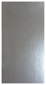 Specchio Okasan rettangolare in legno argento 57 x 157 cm