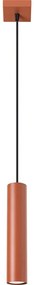 Sollux SL.1489 - Lampadario a sospensione con filo LAGOS 1xGU10/10W/230V rosso