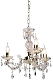 Lampadario a sospensione con catena MARIA TERESA 3xE14/40W/230V