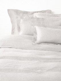 Copripiumino in lino con cucitura in rilievo Linna