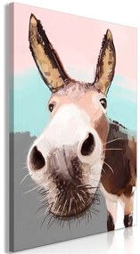 Quadro Curious Donkey (1 Part) Vertical
