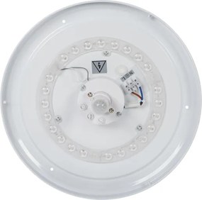 Kanlux 18123- Plafoniera LED con sensore di movimento FOGLER LED/17W/230V Ø 33 cm