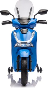 Scooter Elettrico per Bambini Licenza Ufficiale Honda SH125 12V con Ruote EVA e Sedile Pelle Blu...
