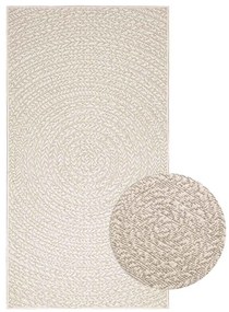 Tappeto Zızur Crema 80x150 Cm Aspetto Iuta Interni Ed Esterni /