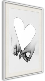 Poster  Couple In Love  Cornice Quadri Cornice nera, Larghezza x Altezza Home decor 40x60