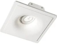 Lampada Da Incasso Moderna Zephyr Gesso Bianco 1 Luce Gu10 D20