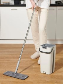 Sinsay - FLOOR MOP & BUCKET - bianco