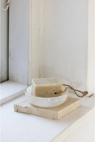 Portasaponetta color crema in vetro Opal – Mette Ditmer Denmark