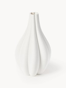 Vaso grande in porcellana con stampa 3D Sonata, alt. 40 cm