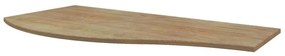 Top per lavabo Vague BADEN HAUS L 103 x H 1.6 x P 51 cm in legno, rovere tabacco stratificato, dx