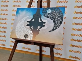 Quadro su tela – Yoga del Jin e Jang