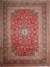 Kashan Tappeto persiano 250 x 330 Blu (Iran) Annodato A Mano
