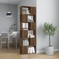 Libreria/Divisorio Rovere Marrone 60x24x186 cm 816034