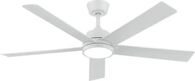 Ventilatore da soffitto Fredo bianco, ø 132 cm 2800 lumen CCT
