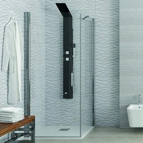 Box doccia 80x70 anta battente 80 e fisso 70 modello KS2800S - KAMALU