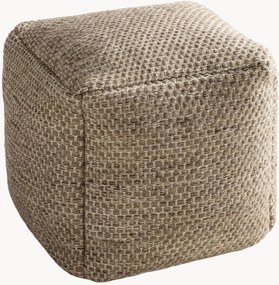 Pouf in lana tessuto a mano Rocco