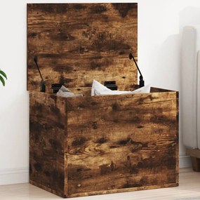 Contenitore Rovere Fumo 60x42x46 Cm Legno Multistrato /