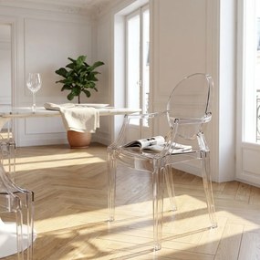 JULIE - poltrona in policarbonato trasparente