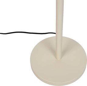 Lampada da terra Japandi beige con paralume stampa animale multicolore 50cm - Simplo