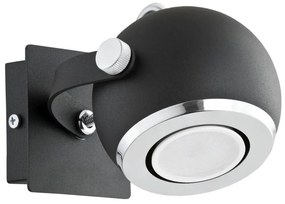 Argon 3638 - Faretto da parete KOS 1xGU10/5W/230V nero/cromo