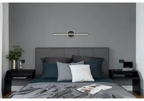 Globo 41924S - Illuminazione a LED per specchi da bagno PEPE LED/10W/230V IP44 nero