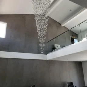 Piastrella da pavimento e rivestimento interno 100 x 300 cm Sp. 3.5 mm rettificato Tempo in gres porcellanato opaco antracite traffico intenso (pei 4/5) R10