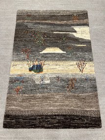 Gabbeh Tappeto persiano 100 x 160 Marrone (Iran) Annodato A Mano