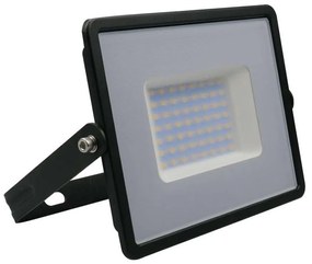 Faro Led Flood Light 50W 4300lm IP65 Slim 198X167X28mm Carcassa Nera Luce 6500K SKU-215960