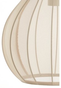 Lampada da terra beige con paralume in tessuto (altezza 156,5 cm) Elati - Light &amp; Living