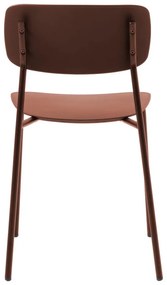 Sedie da pranzo in set color terracotta 2 pz Kirkland – Unique Furniture