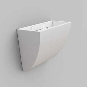 Applique da Parete in Gesso Pitturabile E14 Materiale Gesso
