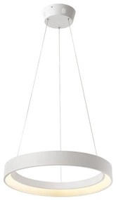 Redo 01-672 - Lampadario LED a sospensione con filo LOOP LED/48W/230V diametro 60 cm bianco