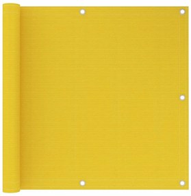 Paravento Da Balcone Giallo 90x600 Cm İn Hdpe /