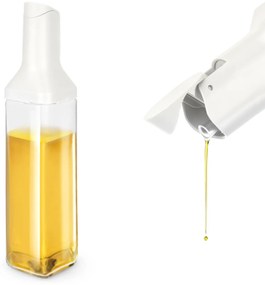 Oliera in vetro 500 ml tappo versatore bianco