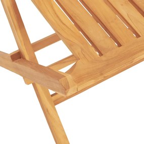 Set da pranzo da giardino 7 pz in legno massello di teak