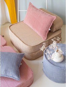 Poltrona per bambini marrone chiaro con rivestimento in velluto a coste Flip – Wigiwama