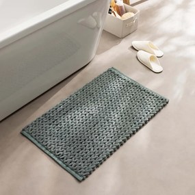 Tappetino per il bagno verde 50x80 cm Ariel – douceur d'intérieur