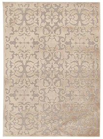 Tappeto Florentine Baroque in viscosa crema, L 230 x L 160 cm