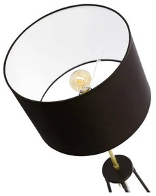 Lampada da terra nera (altezza 154 cm) Tegola - Candellux Lighting