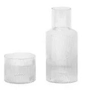 Ripple Set Caraffa Piccolo Chiaro - Ferm Living