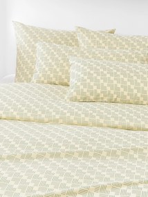 Copripiumino in cotone percalle con stampa geometrica Inki